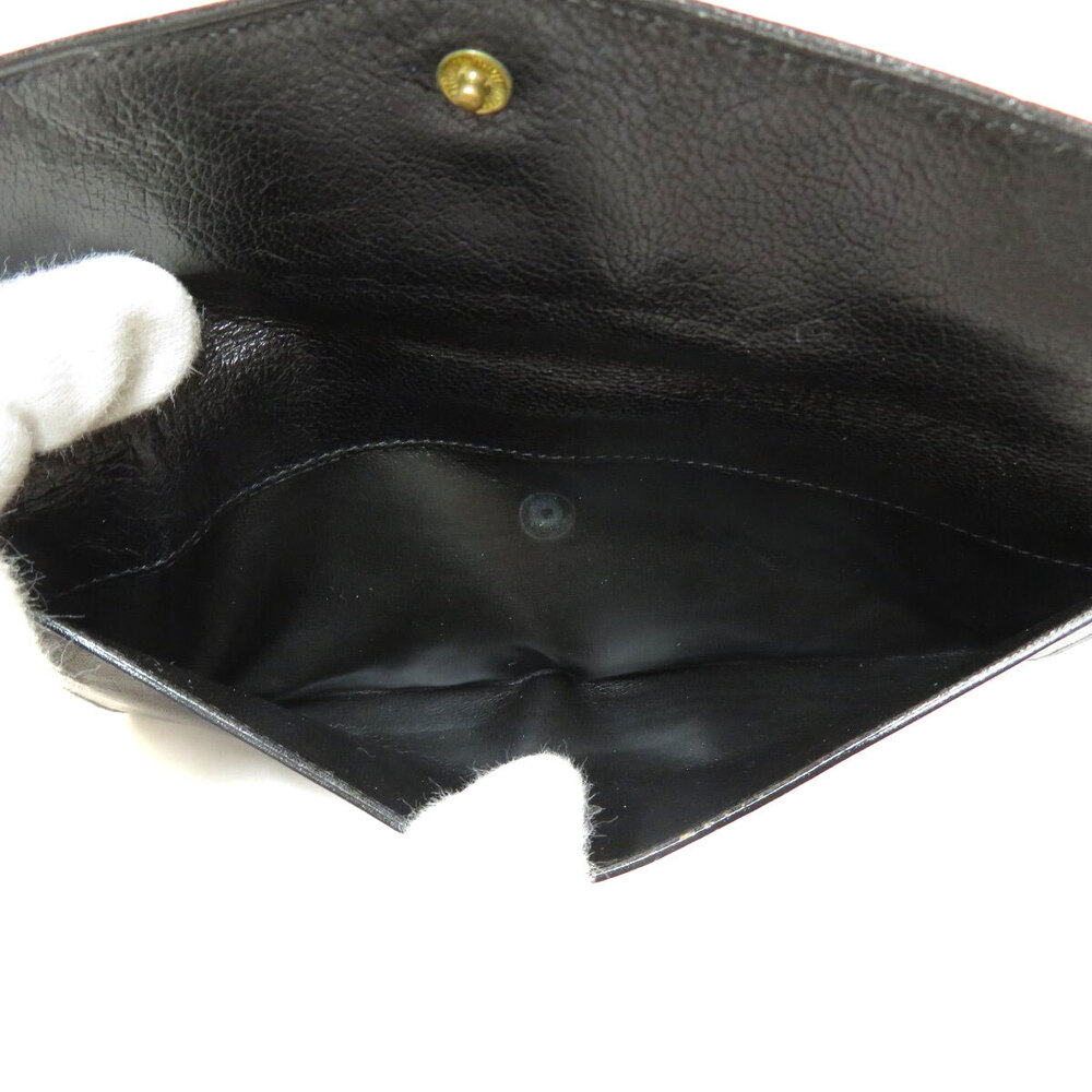 Celine long leather calfskin Wallet logo wallet - Picture 5 of 8